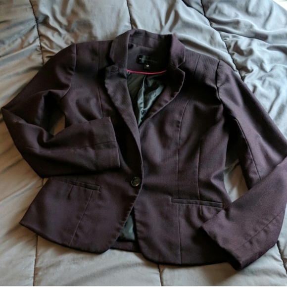 Plum Tweed Blazer - Picture 2 of 8